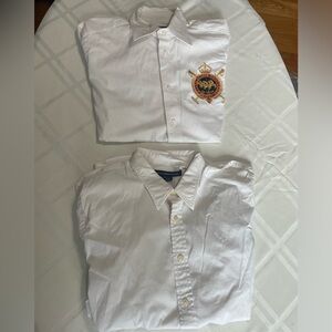 2 Ralph Lauren white button downs
